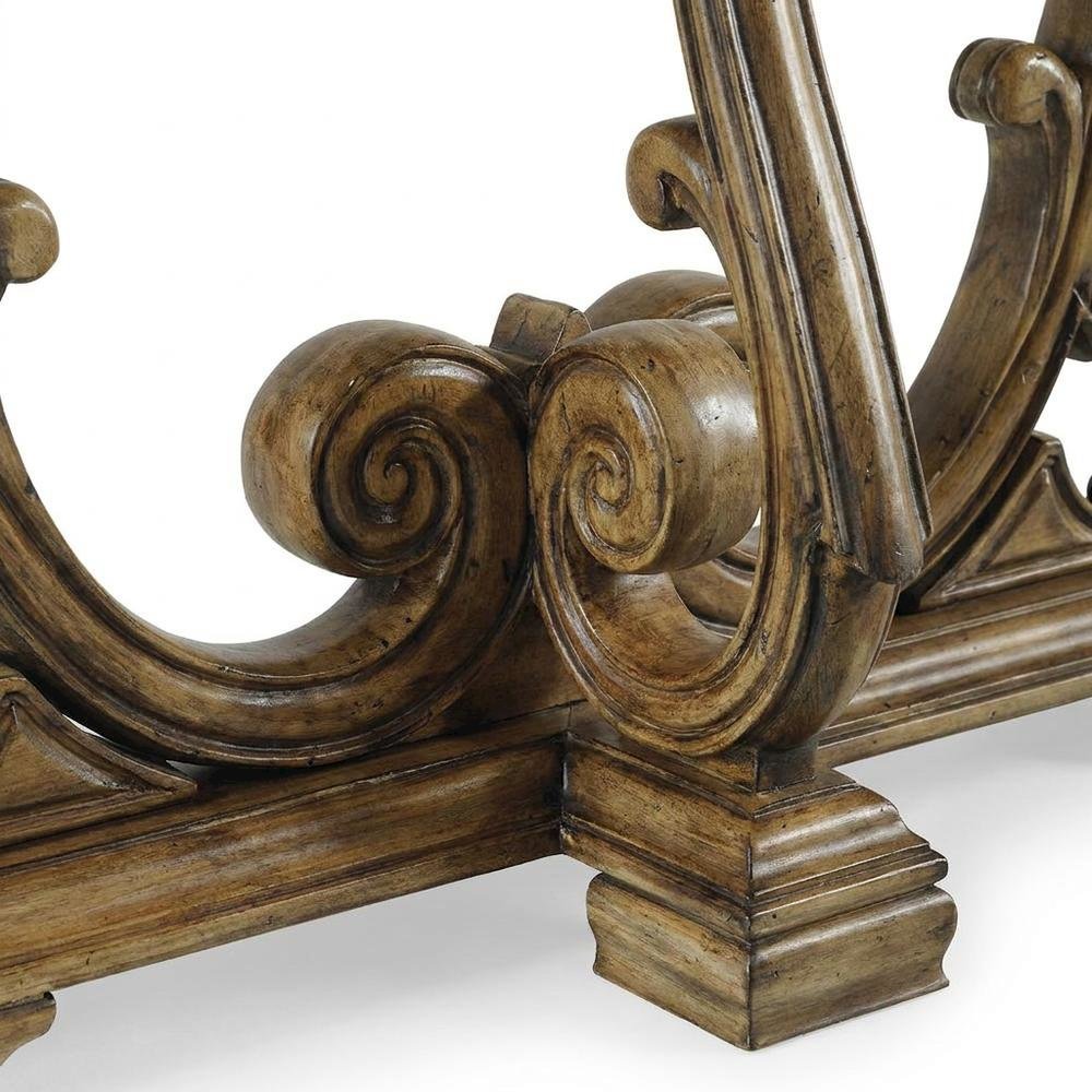 Primavera Maple Veneer Console Table, Narrow Entryway Table Sofa Table, Brown. Picture 7
