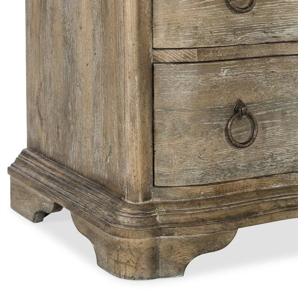 Poplar and Cedar Veneer Dresser with 8 Drawers, Distressed Wood Finish, Brown. Picture 7