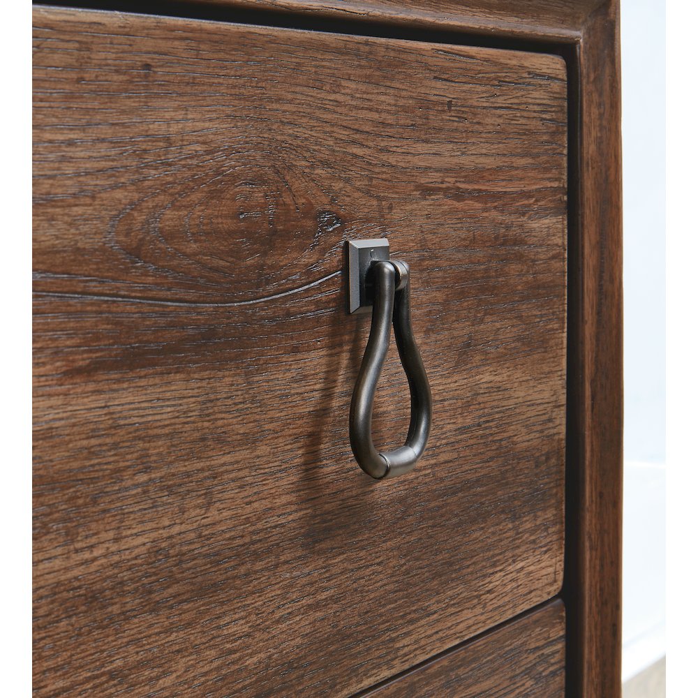 Hooker Furniture Big Sky Veneers and Solid Wood Bachelors Chest in Brown. Picture 4