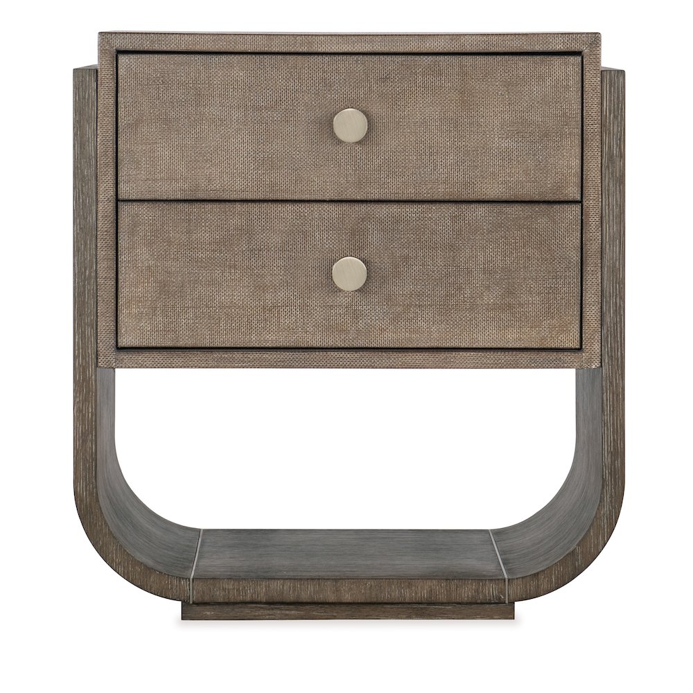 Modern Mood Two Drawer Wood Nightstand in Brown by Hooker Furniture. Picture 2