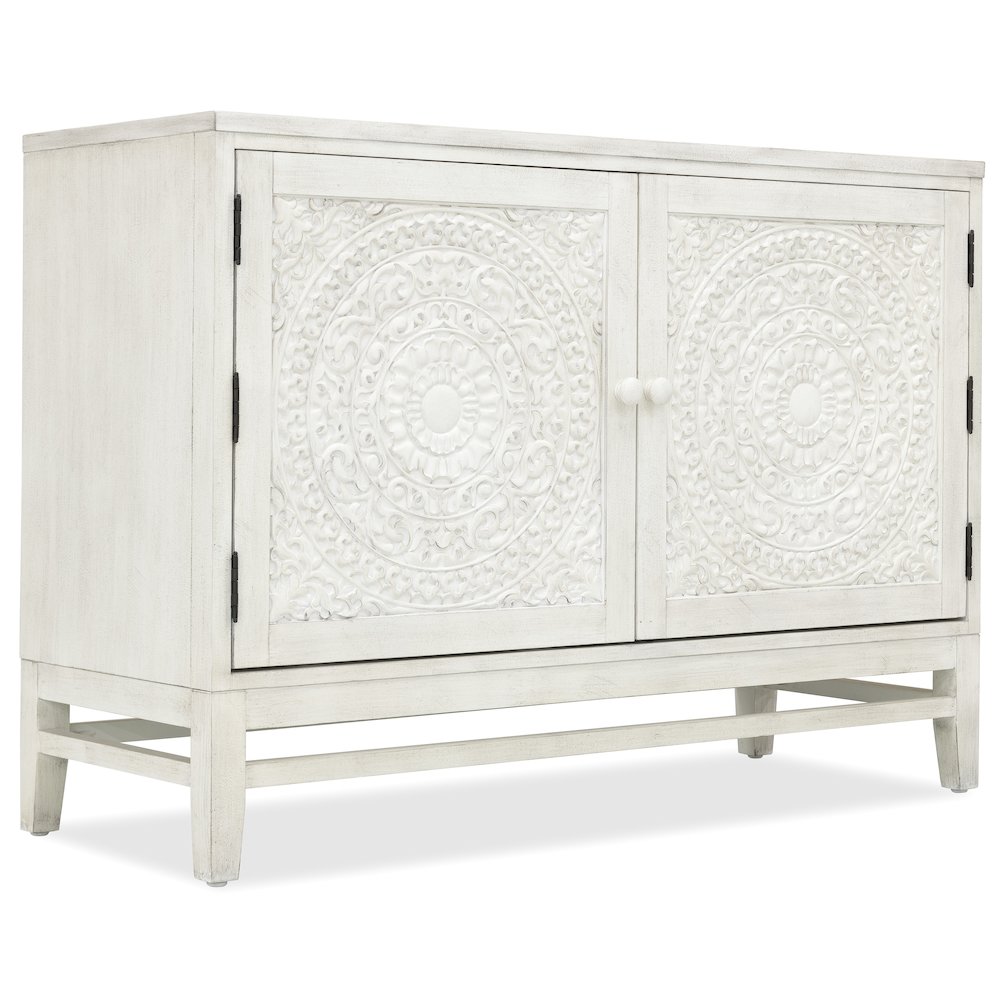 Hooker Furniture Melange Lacy Carved Front Matisette Accent Chest. Picture 1