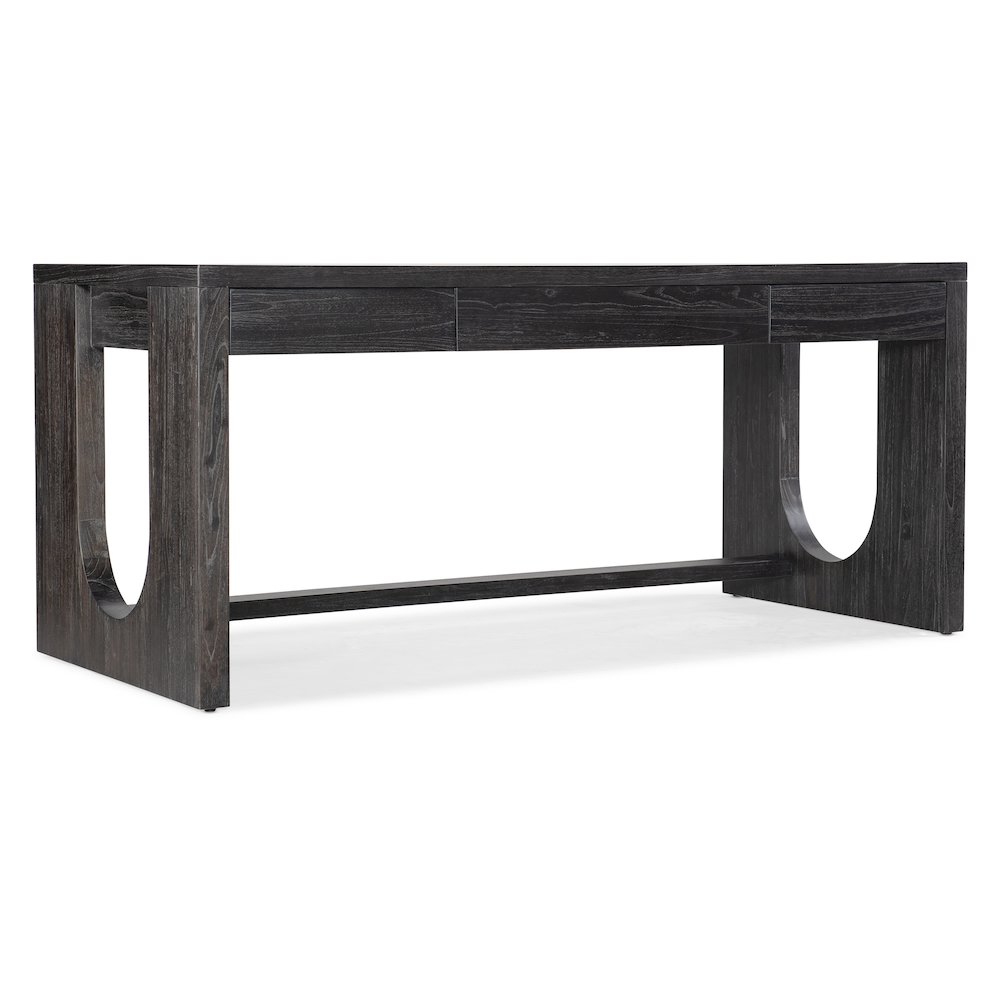 Hooker Furniture Commerce & Market Mindi Veneers Writing Desk in Black. Picture 1