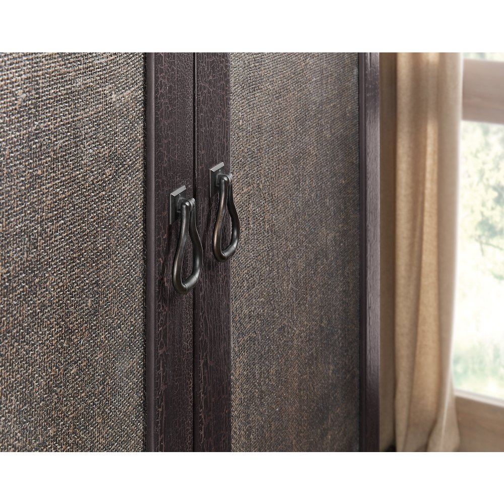 Hooker Furniture Big Sky Veneers Wood Small Wardrobe in Black. Picture 4