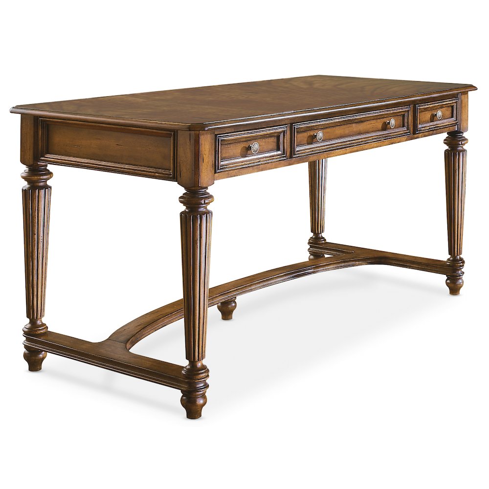 Hooker Furniture Brookhaven Leg Desk in Cherry Wood Finish. Picture 1