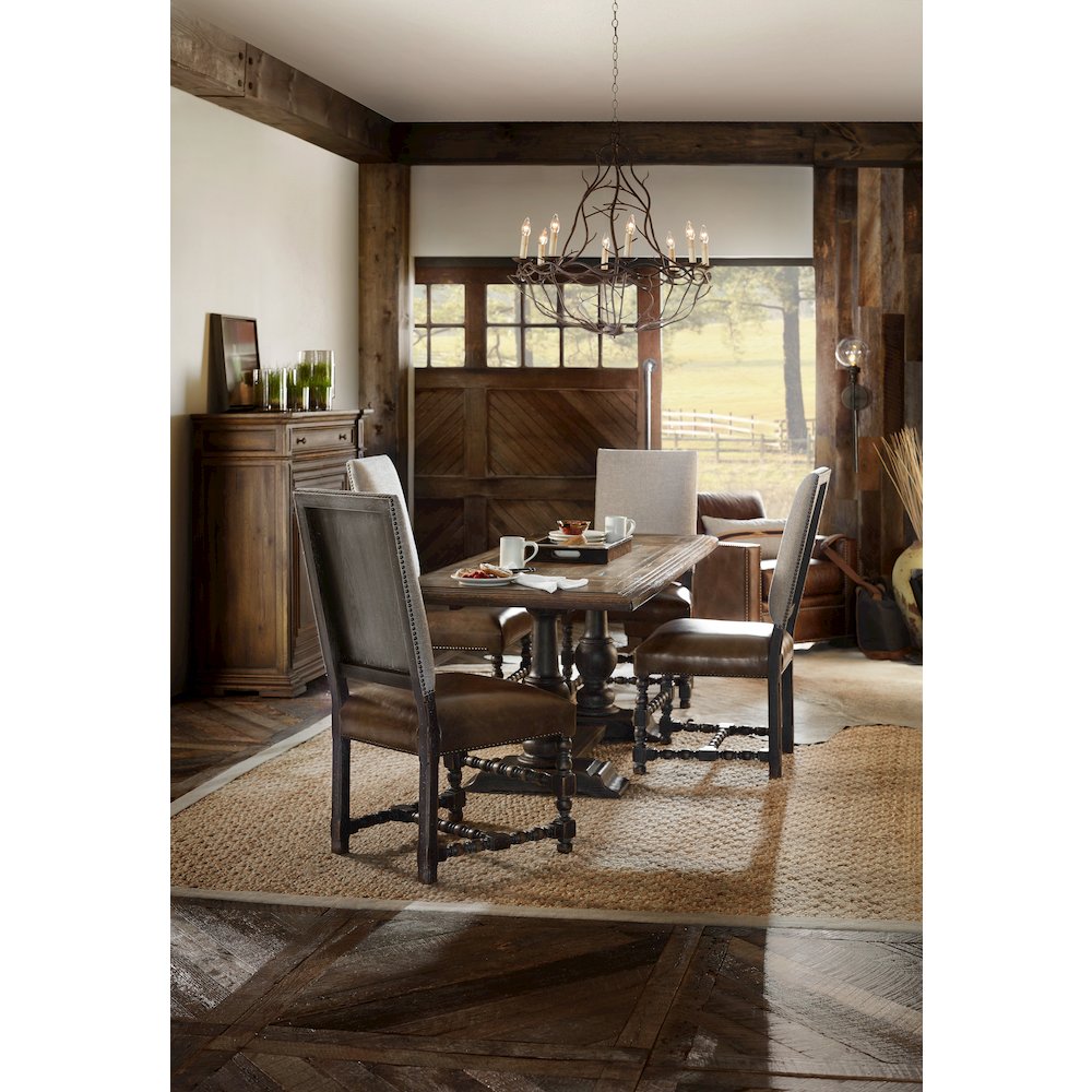 Hooker Furniture Hill Country Comfort Upholstered Side Chair. Picture 4
