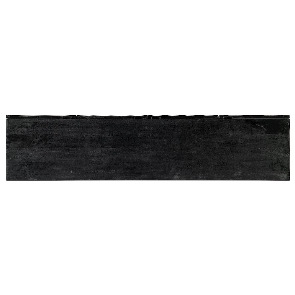 Commerce & Market Open Space Wood Entertainment Console in Black by Hooker. Picture 4