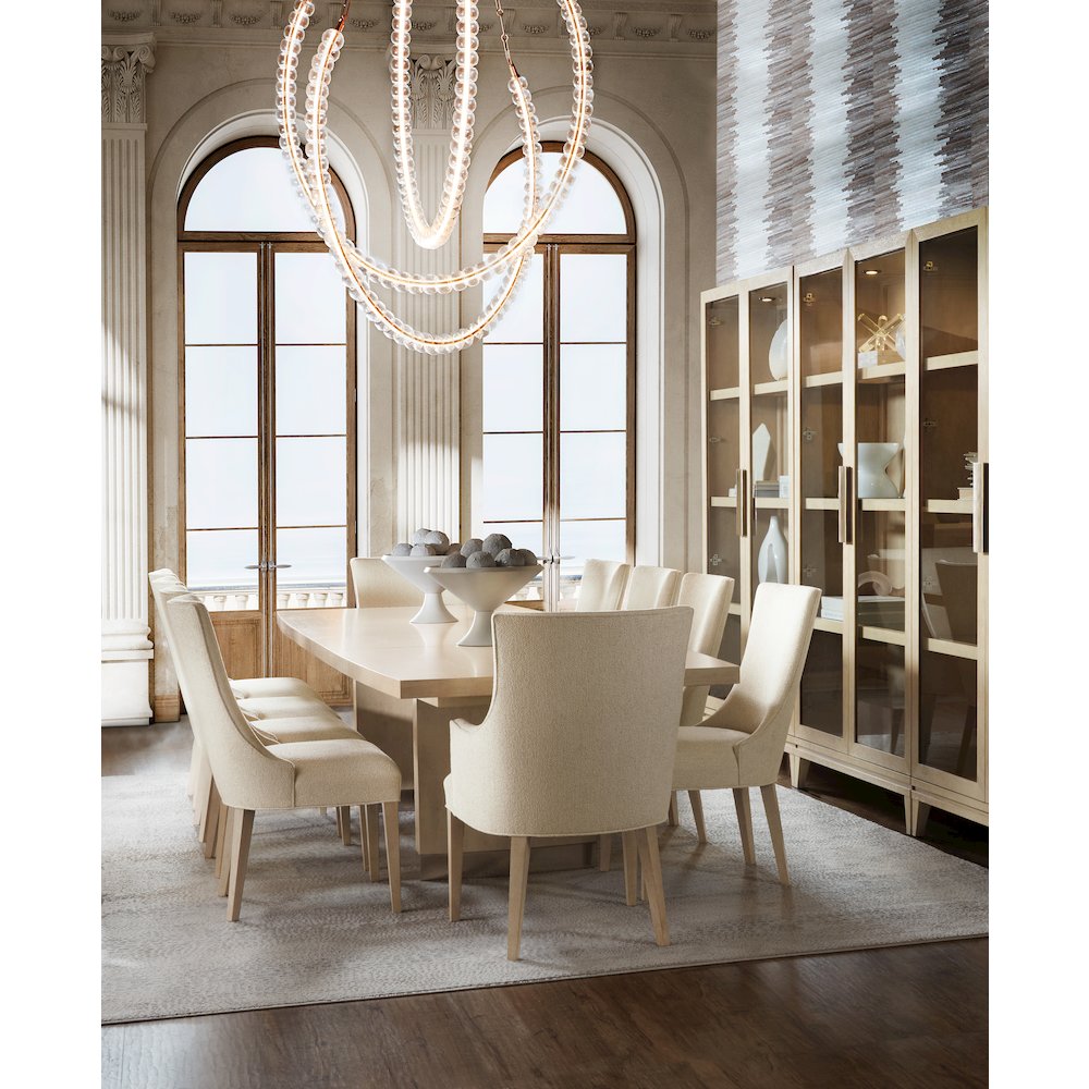 Westwood Upholstered Side Chair in Ivory Fabric by Hooker Furnishings. Picture 5