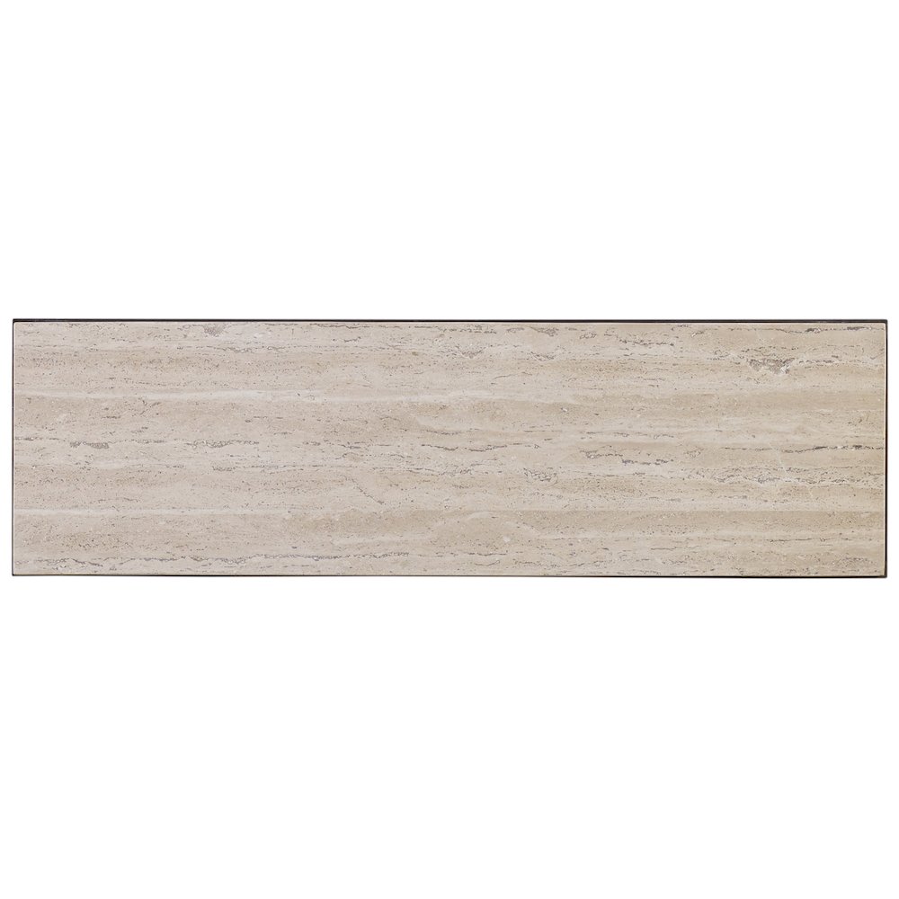 Hooker Furniture Thin Metal Console Table in Cream. Picture 2