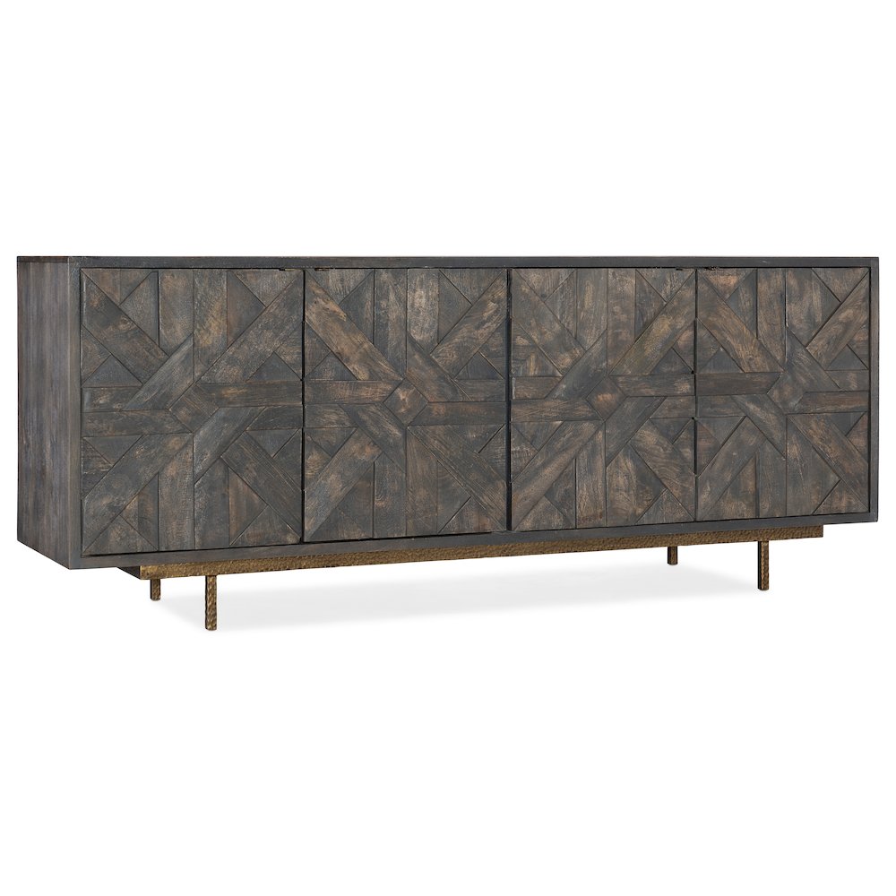 Commerce & Market Layers Credenza in Brown Wood by Hooker Furniture. Picture 1