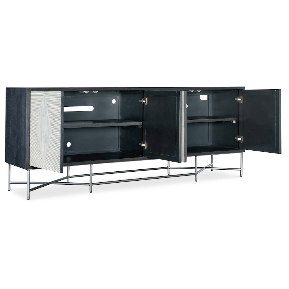 Hooker Furniture Commerce and Market Fine Lines Wood Credenza in White. Picture 2