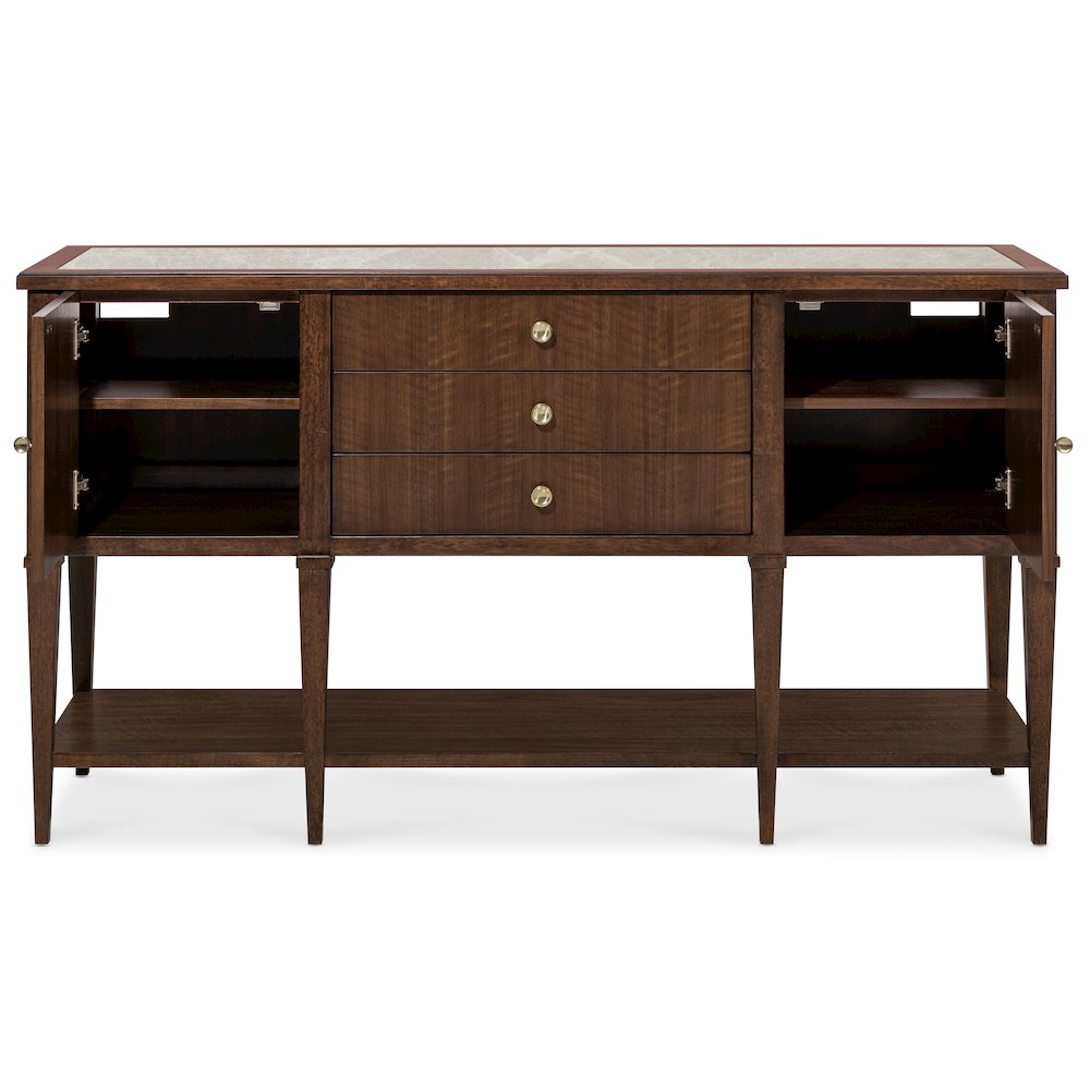 Archives Server in Dark Natural Wood Finish by Hooker Furnishings. Picture 4