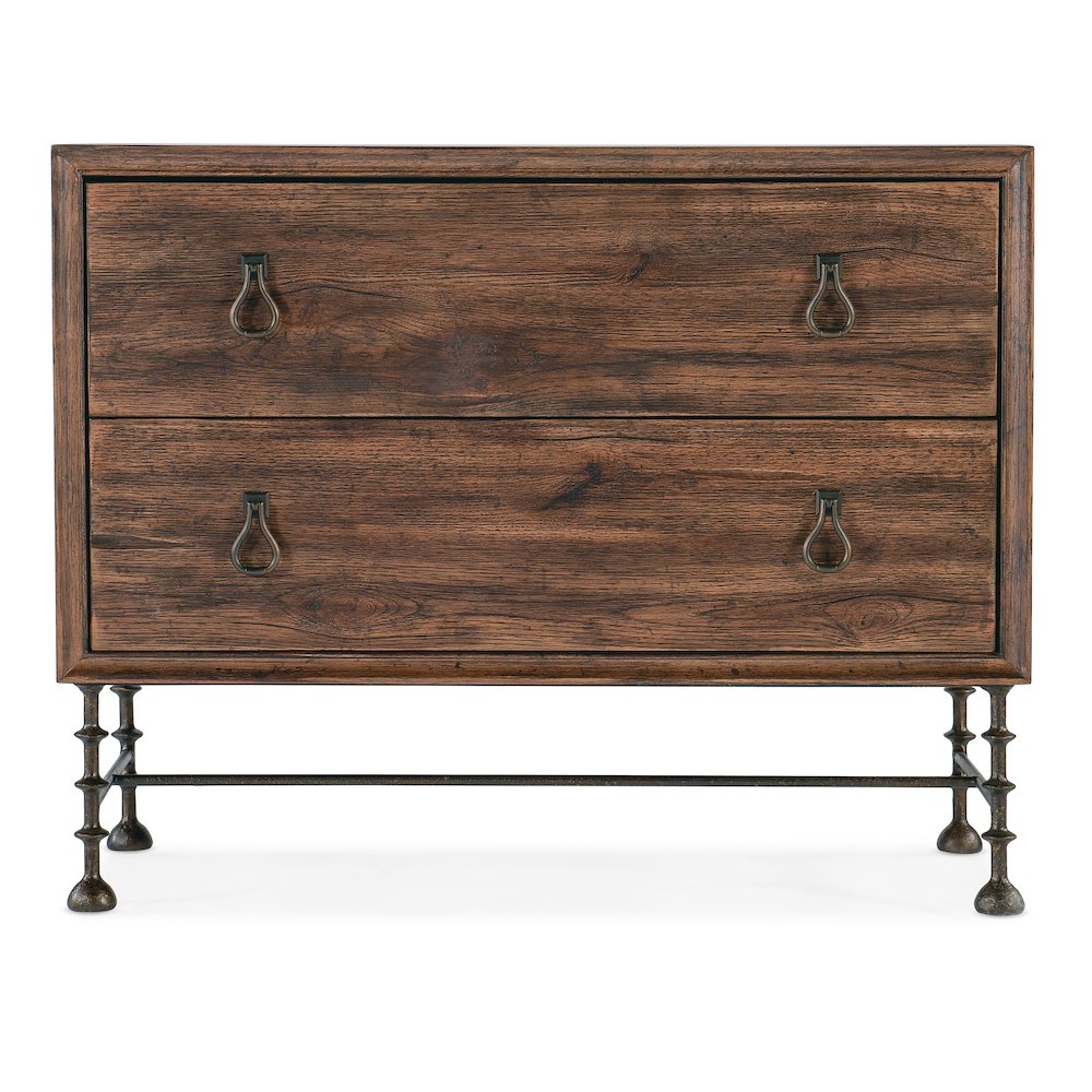 Hooker Furniture Big Sky Veneers and Solid Wood Bachelors Chest in Brown. Picture 2