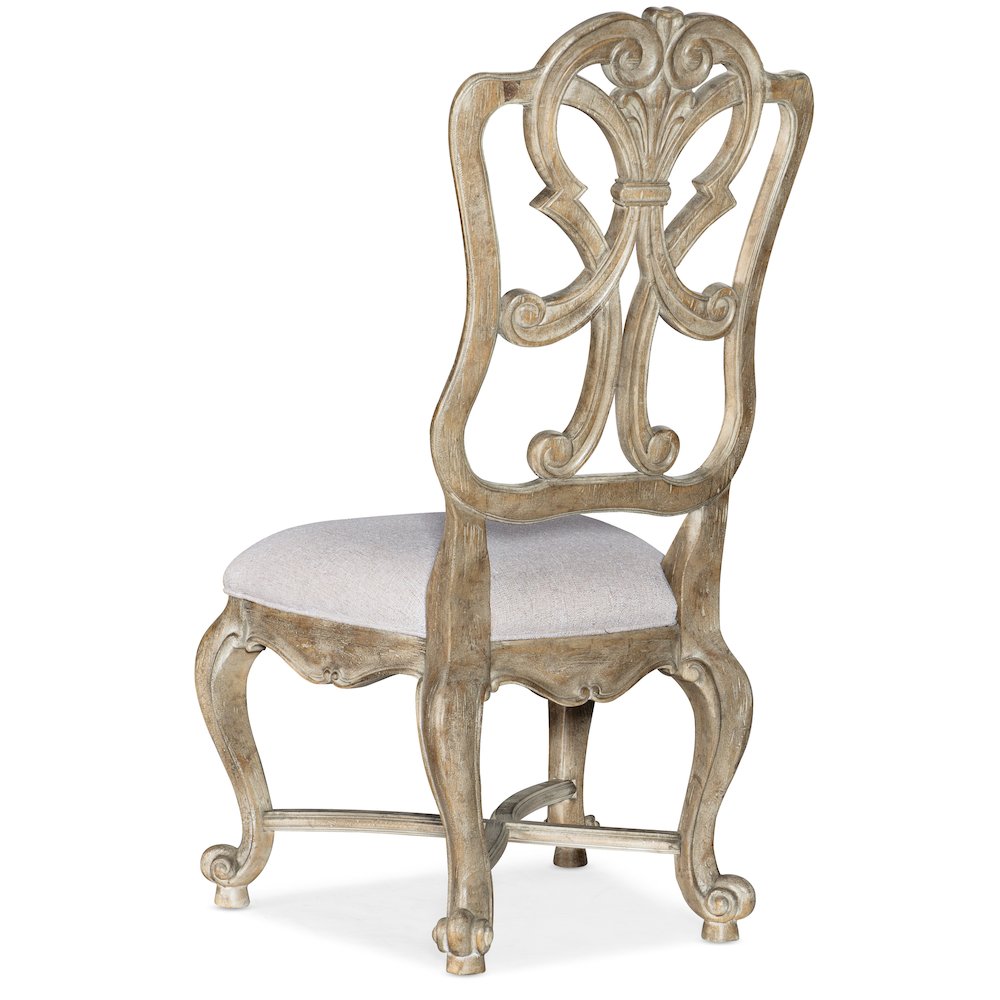 Hooker Furniture Dining Room Castella Wood Back Side Chair. Picture 2