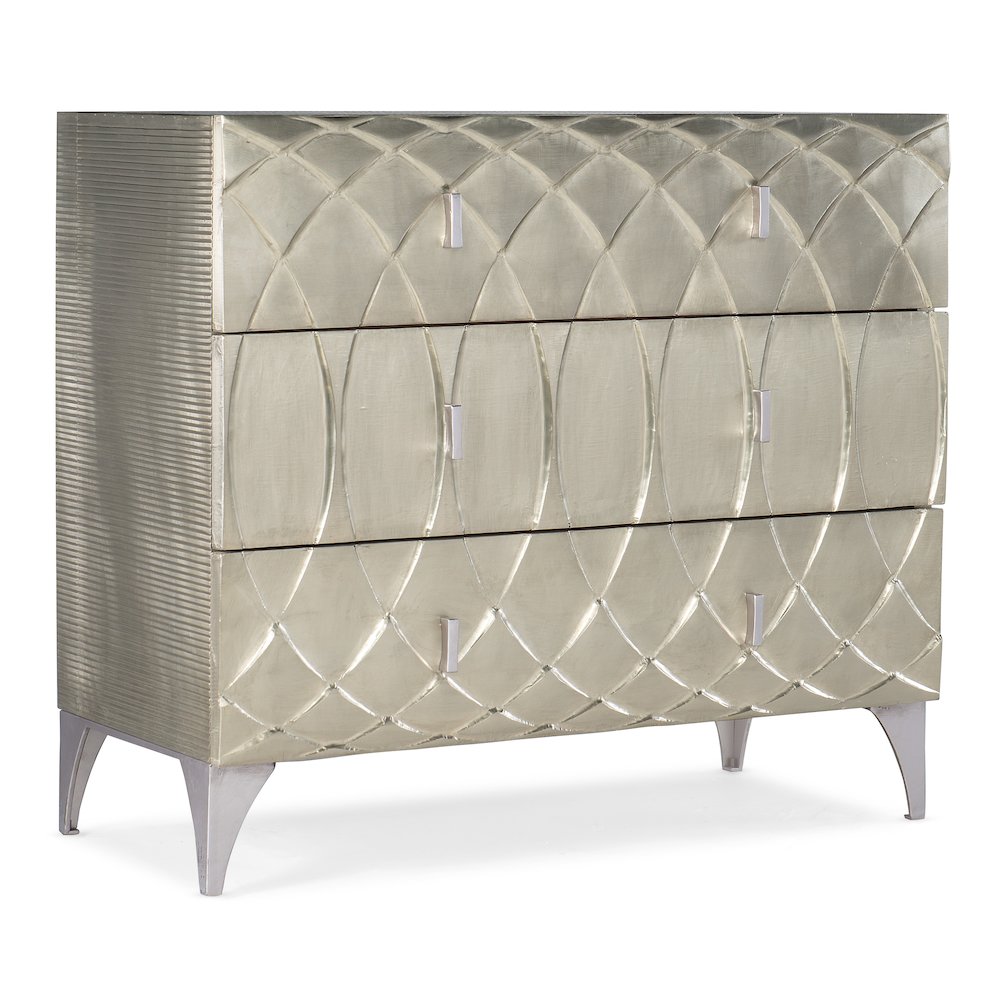 Hooker Furniture Living Room Melange Mathilda Three Drawer Chest. Picture 1