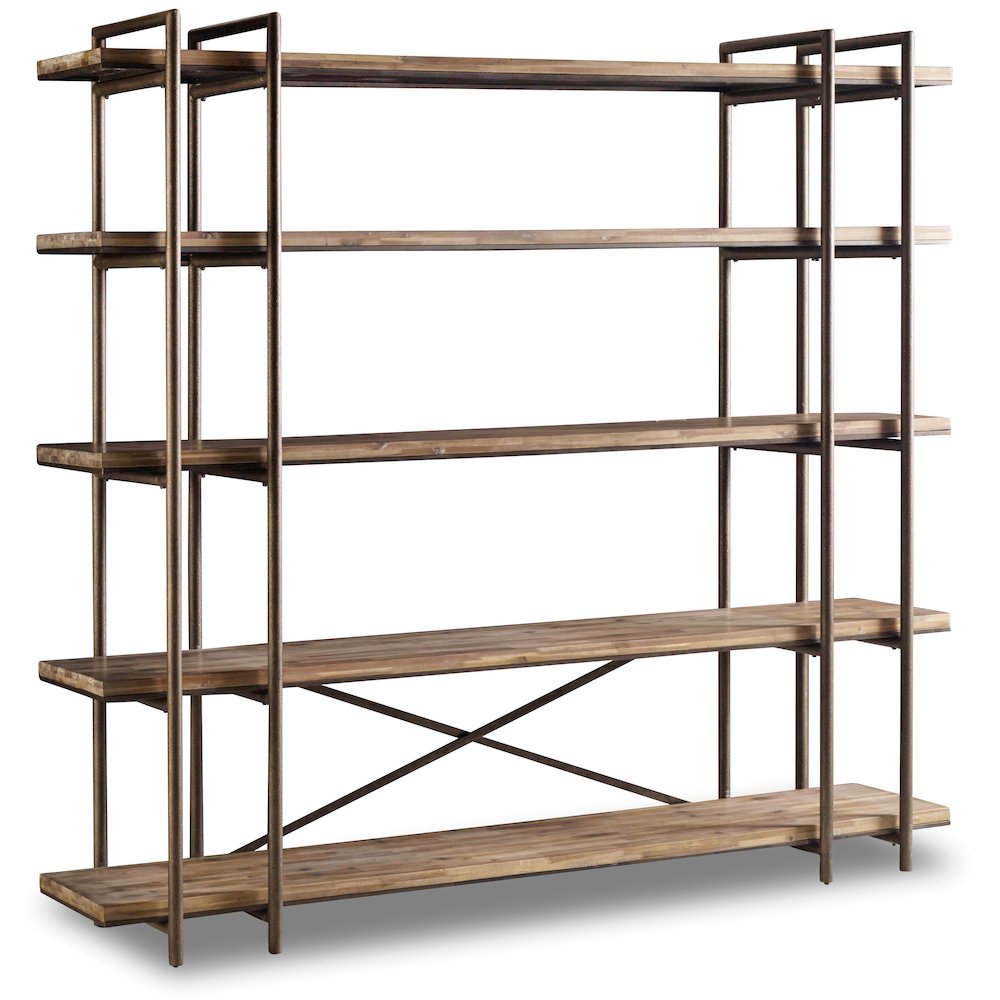 Hooker Furniture Home Office Studio 7H Scaffold Entertainment Center Light Wood. Picture 1