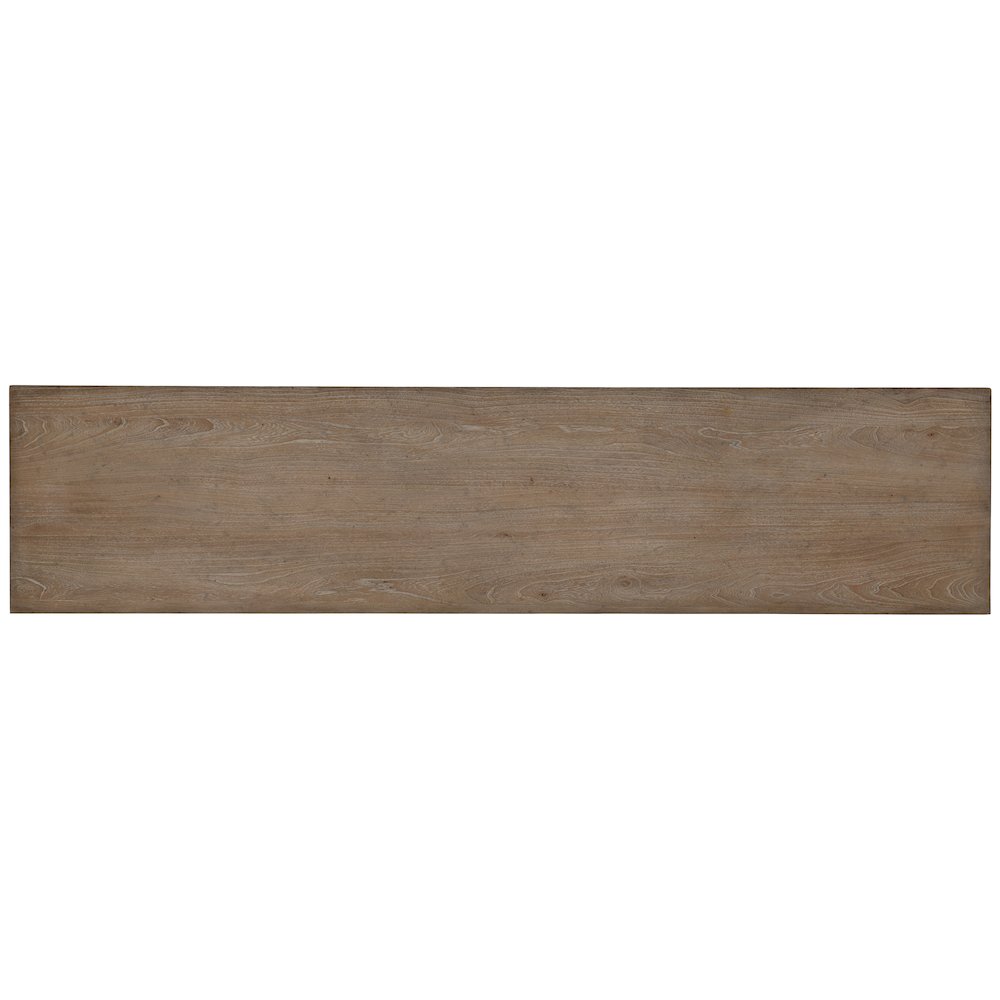 Hooker Furniture Melange Zola 4 Door Console Table in Gray. Picture 2
