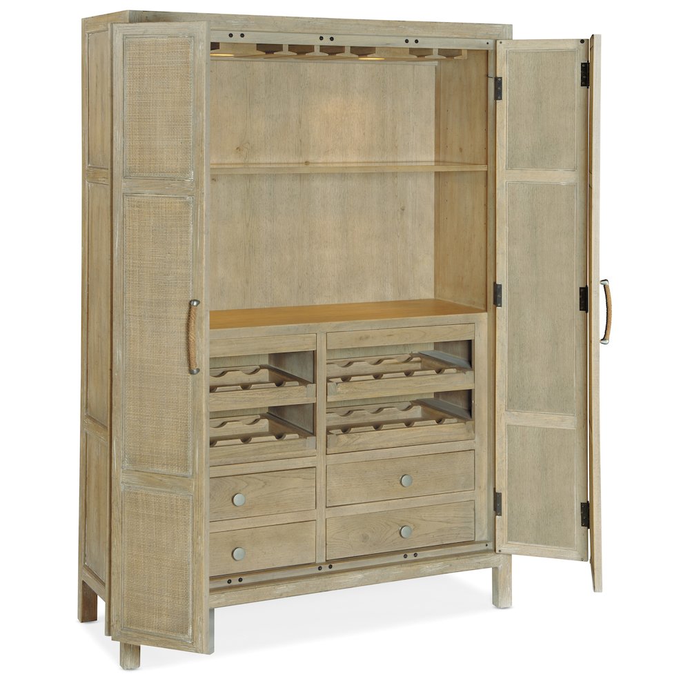 Hooker Furniture Bar and Game Room Surfrider Bar Cabinet. Picture 2