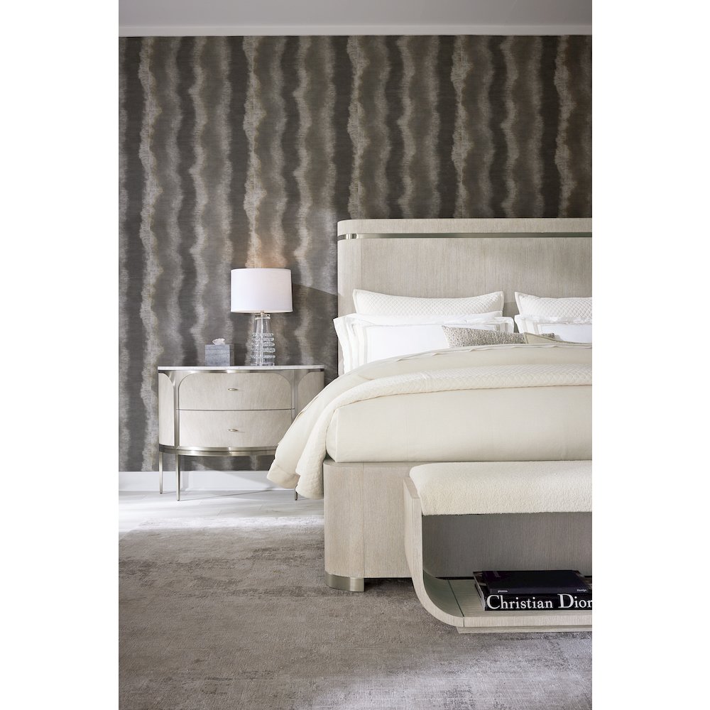 Modern Mood Fabric Seat Bed Bench in Natural by Hooker Furniture. Picture 5