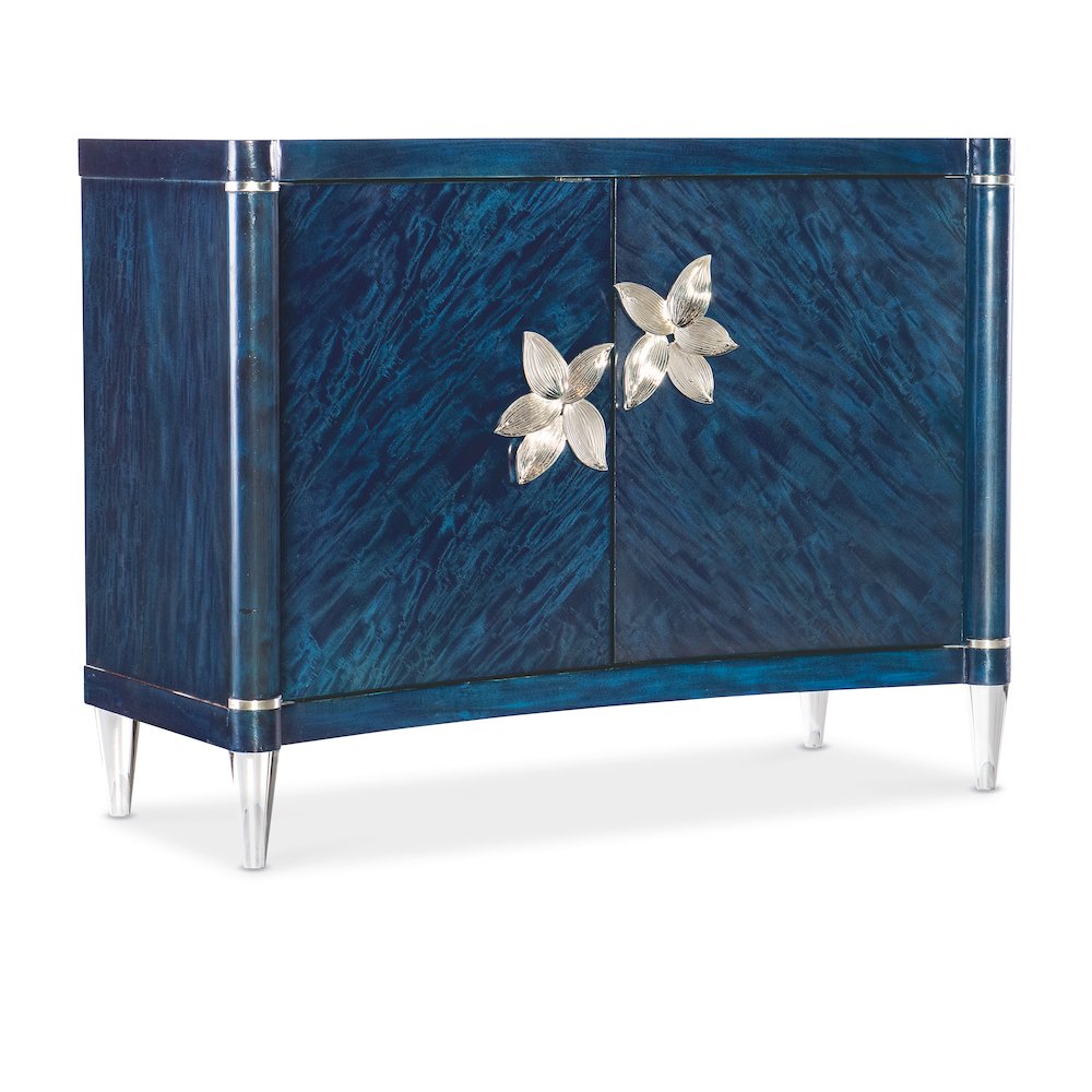 Melange Sapphire Wood Accent Chest in Blue by Hooker Furniture. Picture 1