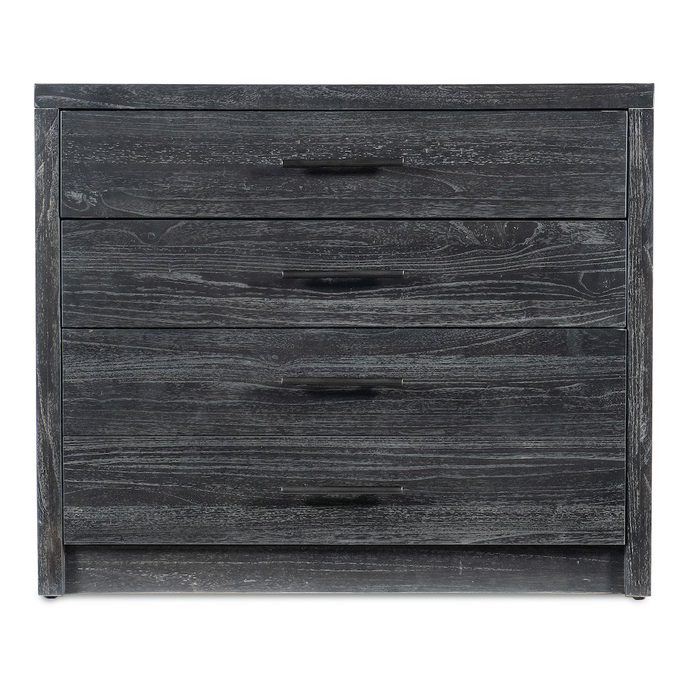 Commerce & Market Lateral File in Black Distressed Wood Finish by Hooker. Picture 2