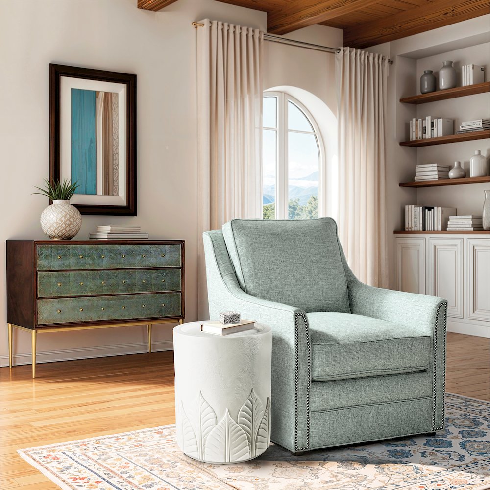 Hooker Furniture Living Room Melange Estrella Three Drawer Chest. Picture 4