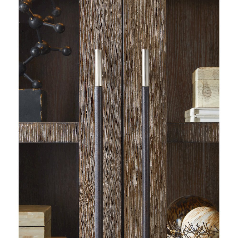 Modern Mood Wood-Framed Display Cabinet in Brown by Hooker Furniture. Picture 7