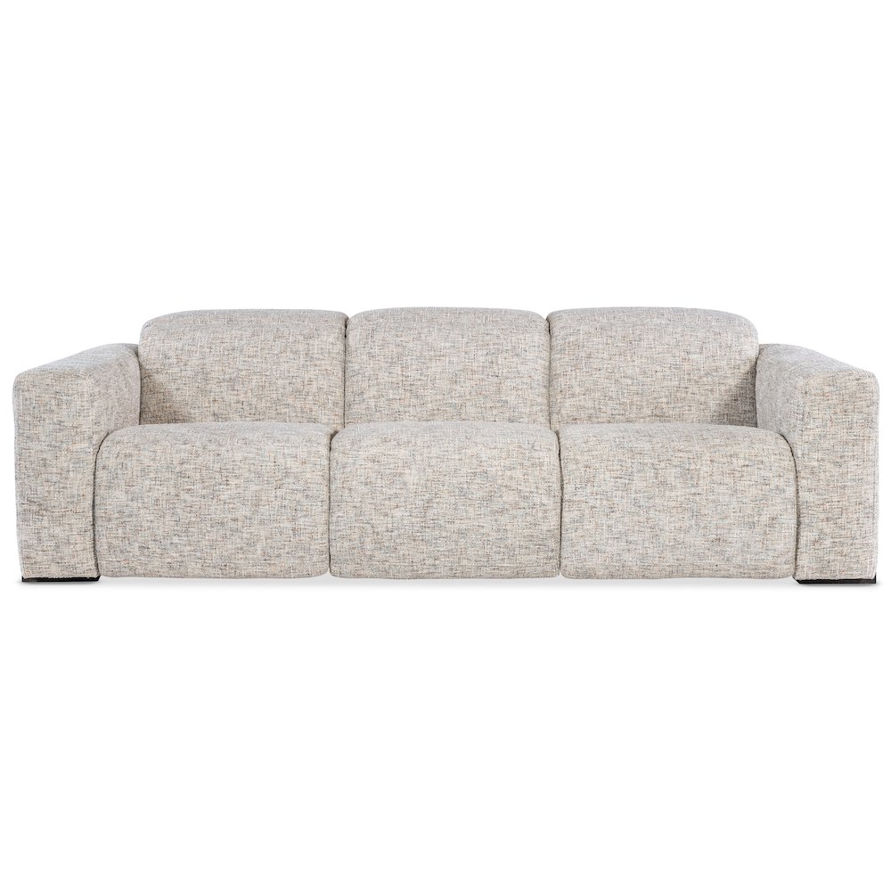Atlas Power Sofa with Power Headrest with Cream Fabric by Hooker Furnishings. Picture 7