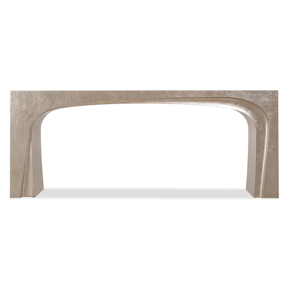 Westwood Console Table with Silver Leaf Plating by Hooker Furnishings. Picture 3