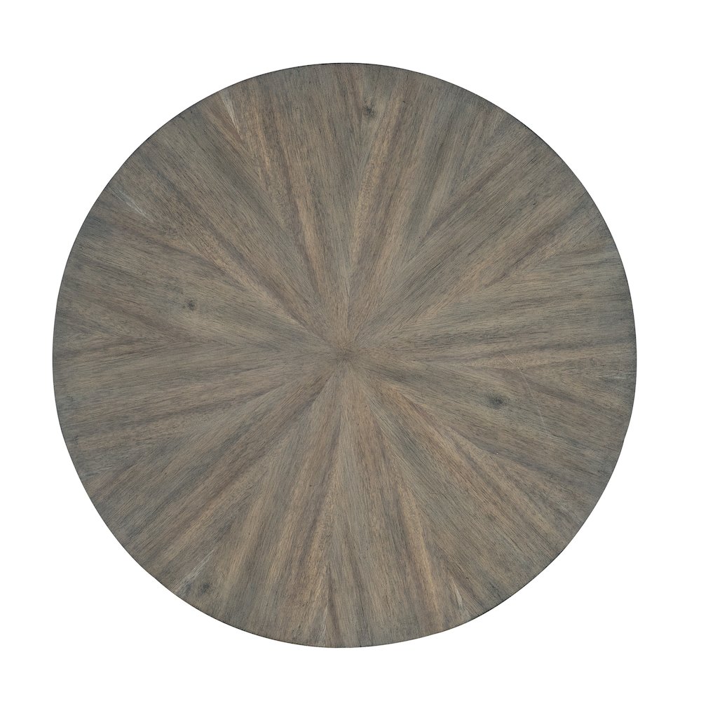 Hooker Furniture Commerce and Market Skyline Wood Side Table in Brown. Picture 3