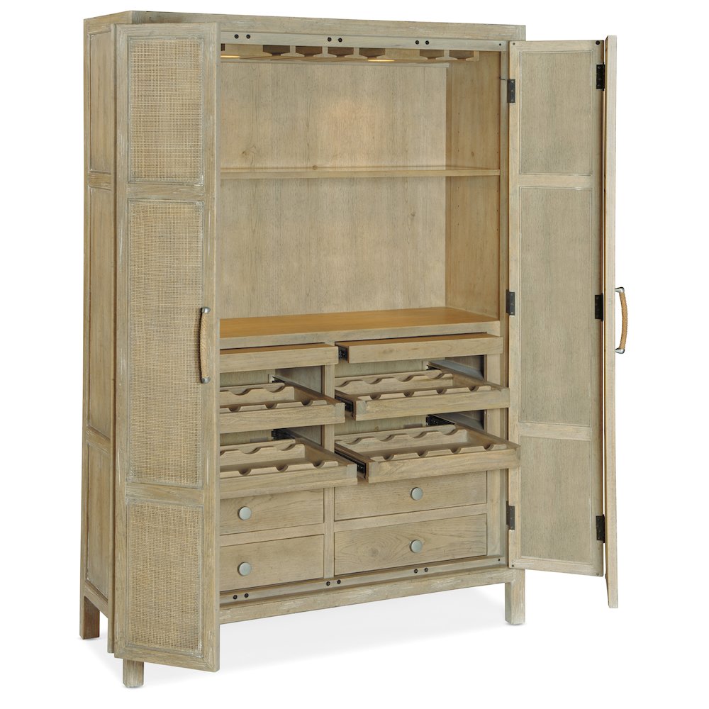Hooker Furniture Bar and Game Room Surfrider Bar Cabinet. Picture 3