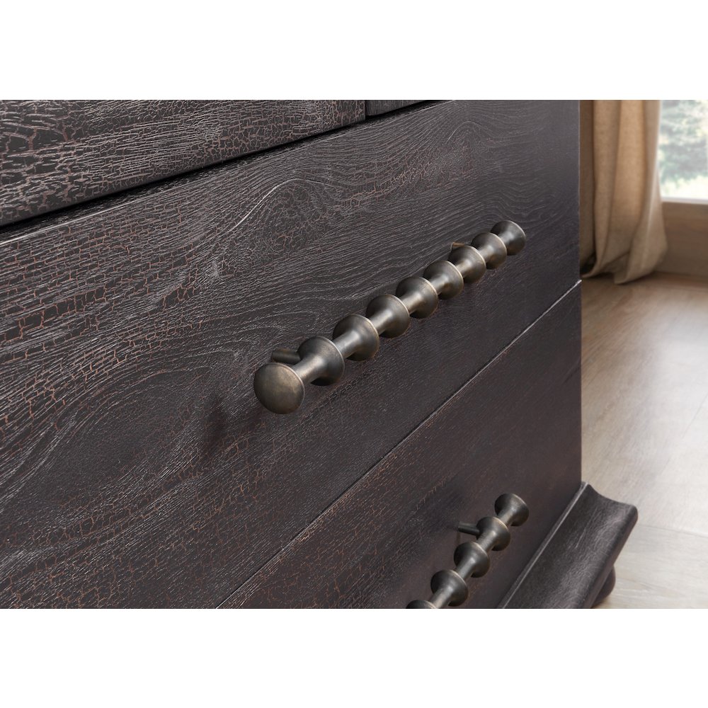 Hooker Furniture Big Sky Veneers Wood Small Wardrobe in Black. Picture 5