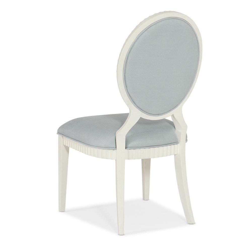 Serenity Martinique Side Chair- in White Wood by Hooker Furniture. Picture 2
