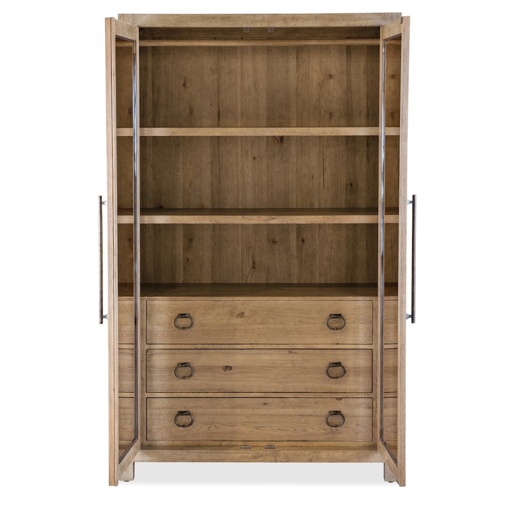 Vineyard Row Wardrobe in Light Natural Wood by Hooker Furnishings. Picture 3