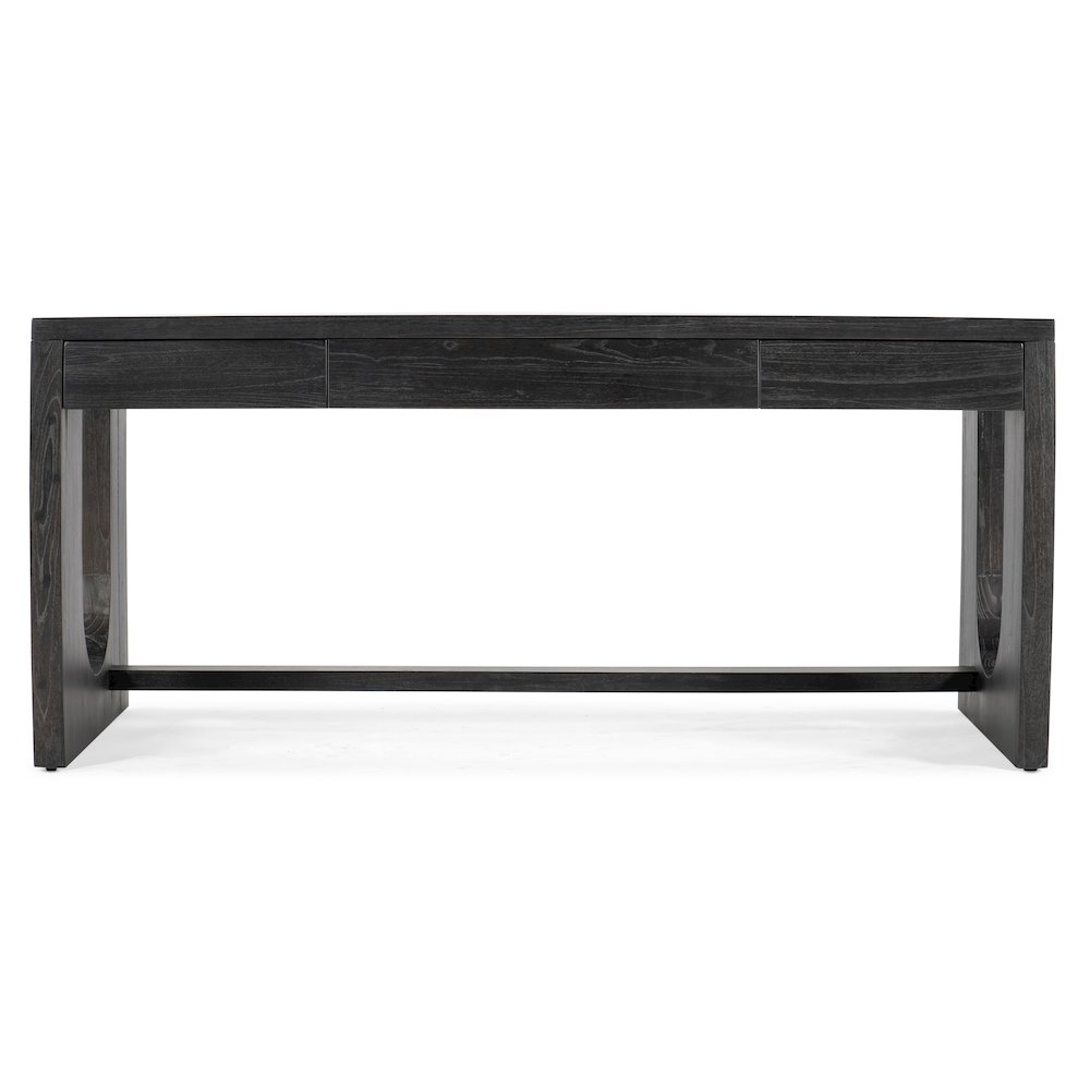 Hooker Furniture Commerce & Market Mindi Veneers Writing Desk in Black. Picture 4