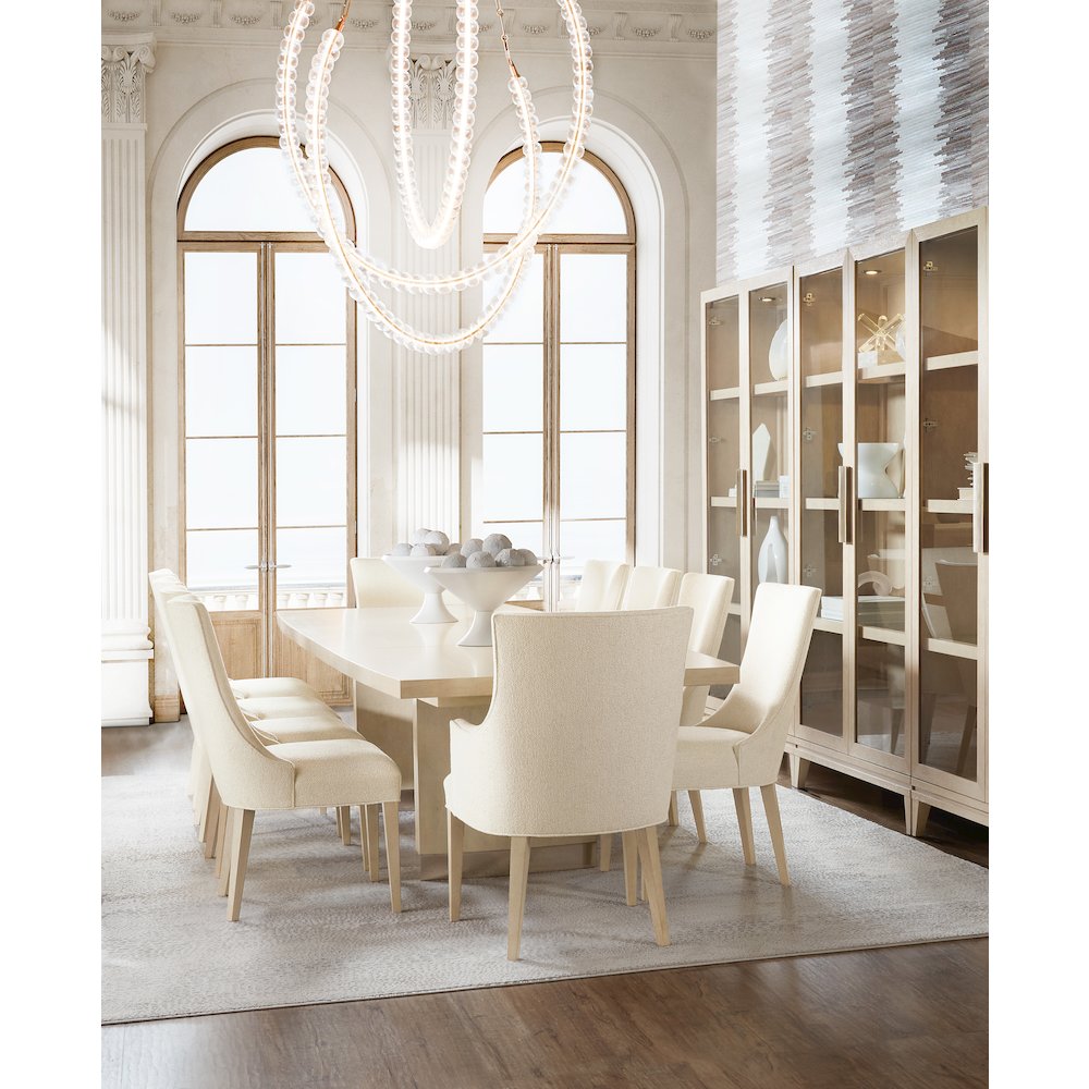 Westwood Upholstered Side Chair in Ivory Fabric by Hooker Furnishings. Picture 6