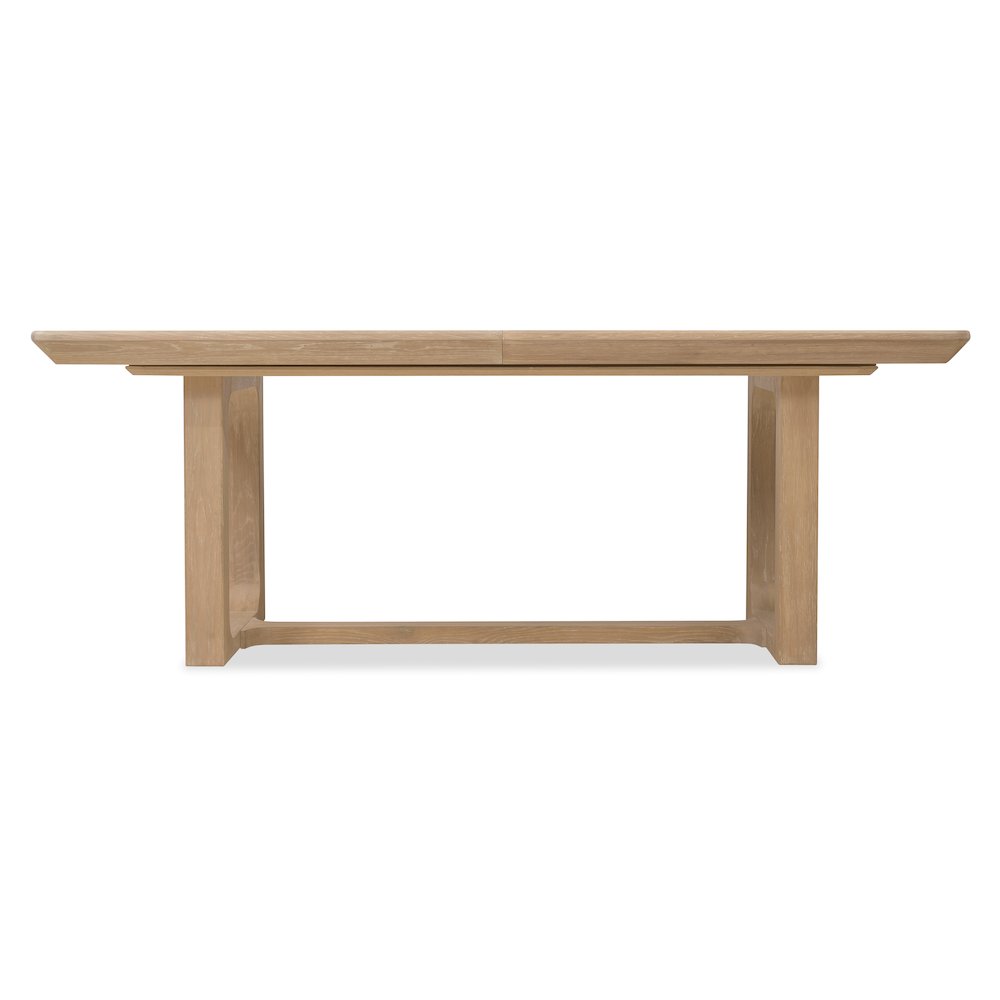 Banyon Bay Rectangle Dining Table w/ Two 20-in Leaves in Natural Wood by Hooker. Picture 3