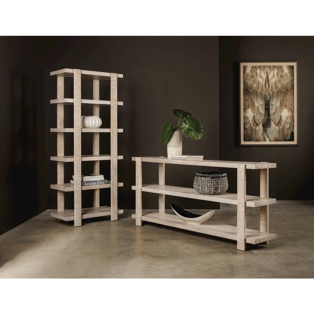 Commerce & Market Console Table in Brown Wood by Hooker Furniture. Picture 4