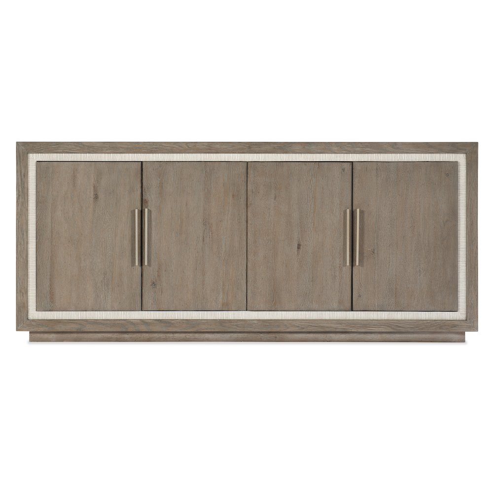 Serenity Tulum Media Storage Cabinet in Gray Wood by Hooker Furniture. Picture 3