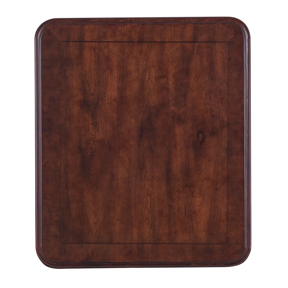 Hooker Furniture Charleston 1-Drawer Traditional Wood End Table in Cherry Brown. Picture 3