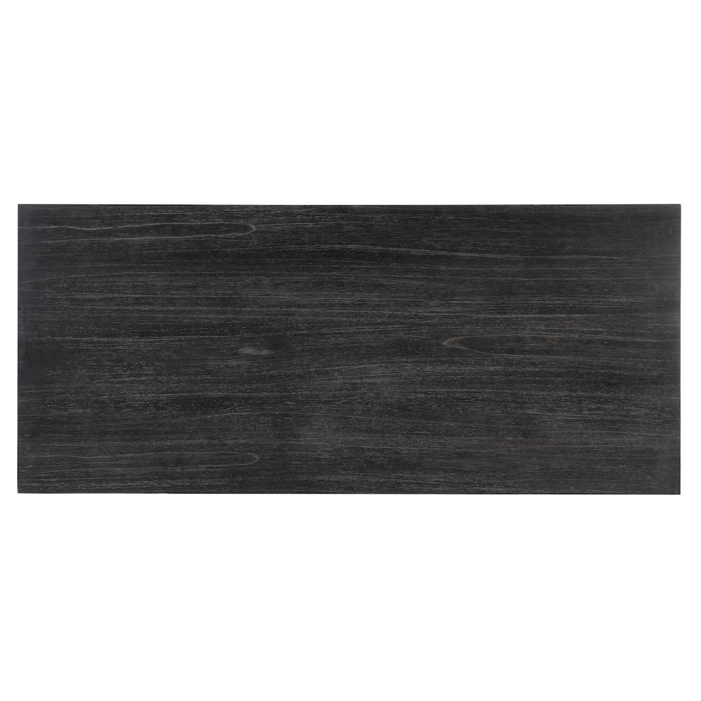 Hooker Furniture Commerce & Market Mindi Veneers Writing Desk in Black. Picture 5