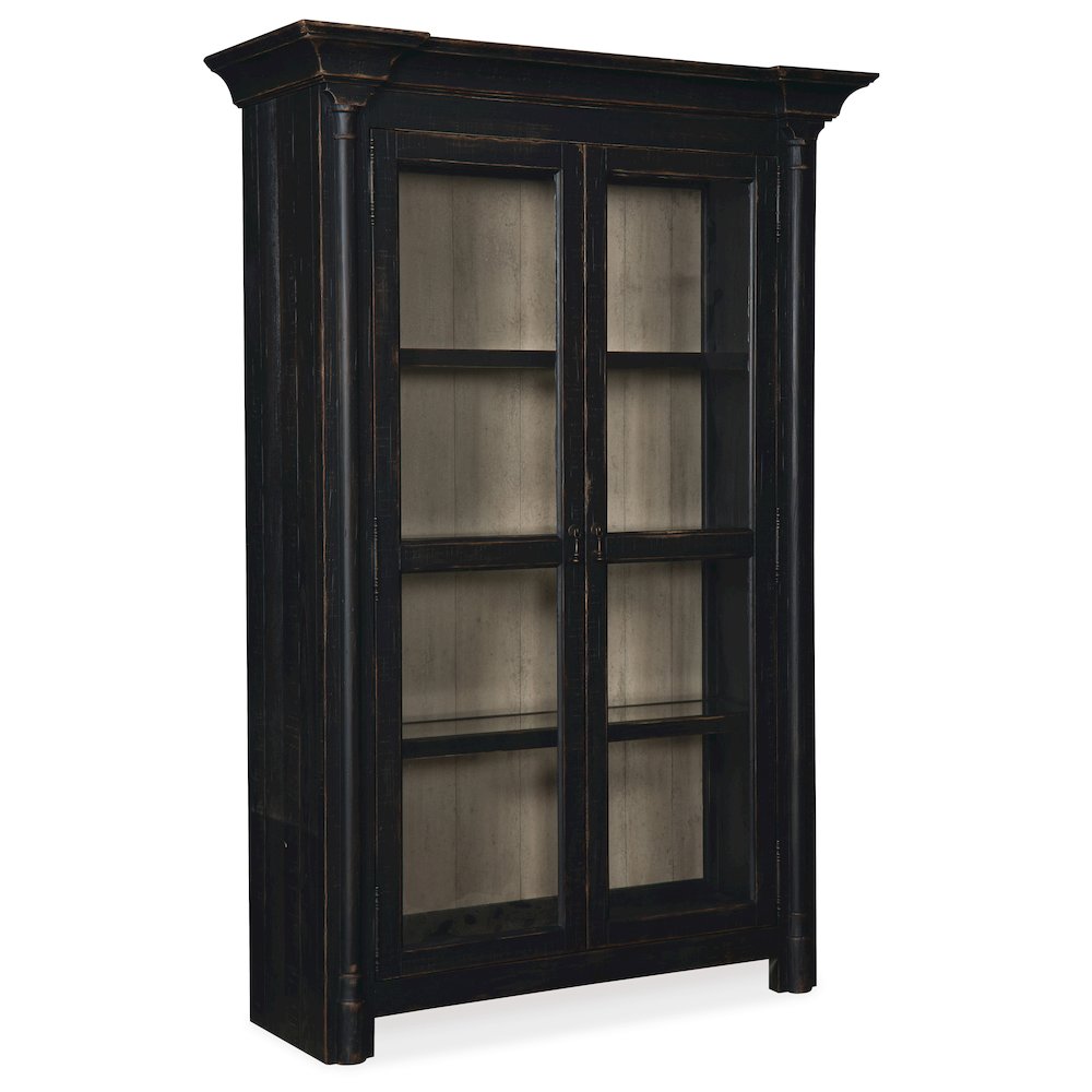 Hooker Furniture Ciao Bella Display Cabinet in Black. Picture 1
