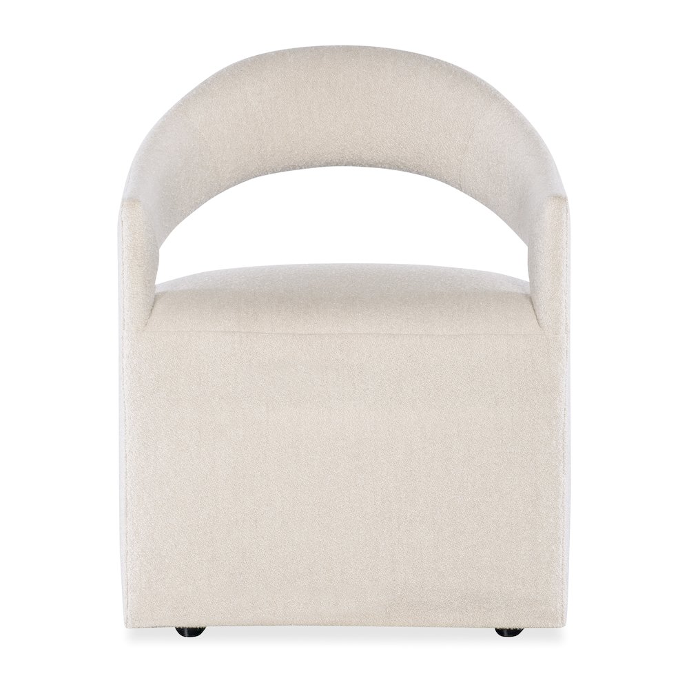 Modern Mood Fabric Upholstered Arm Chair in White by Hooker Furniture. Picture 3