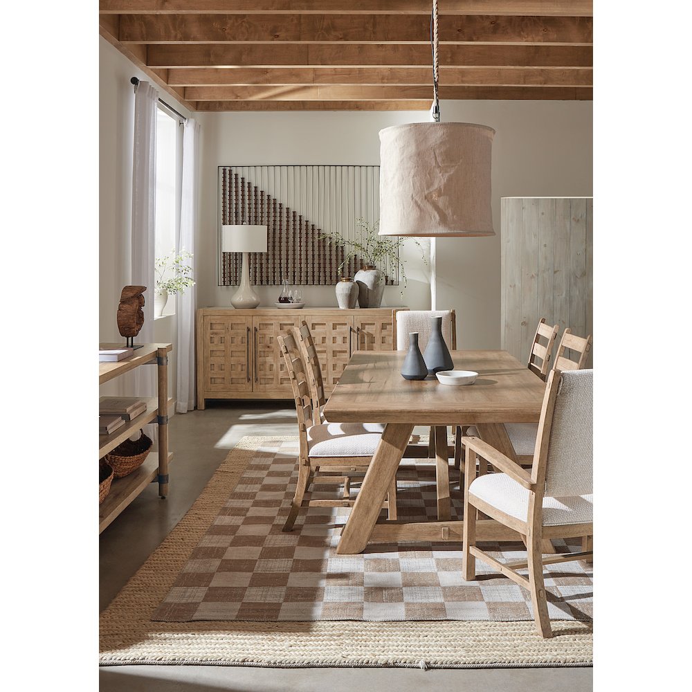 Vineyard Row Buffet in Light Natural Wood by Hooker Furnishings. Picture 8