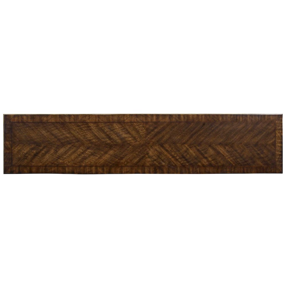 Melange Presidio Console Table in Dark Walnut Wood Finish by Hooker Furniture. Picture 2