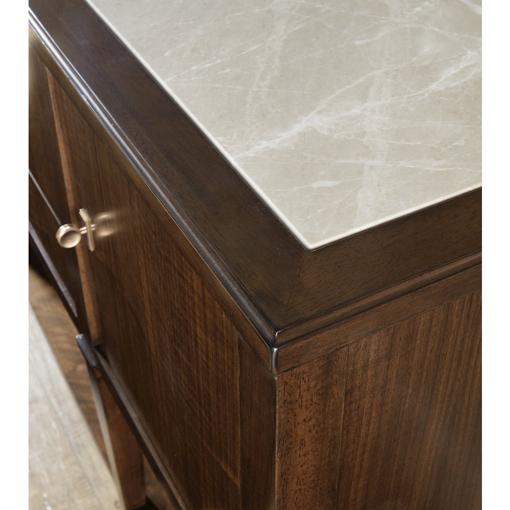 Archives Server in Dark Natural Wood Finish by Hooker Furnishings. Picture 7