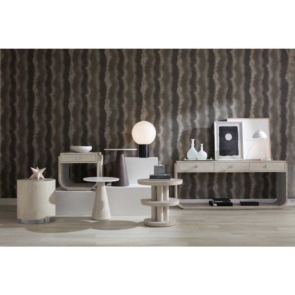 Modern Mood Round Marble Top Accent Table in Natural by Hooker Furniture. Picture 4