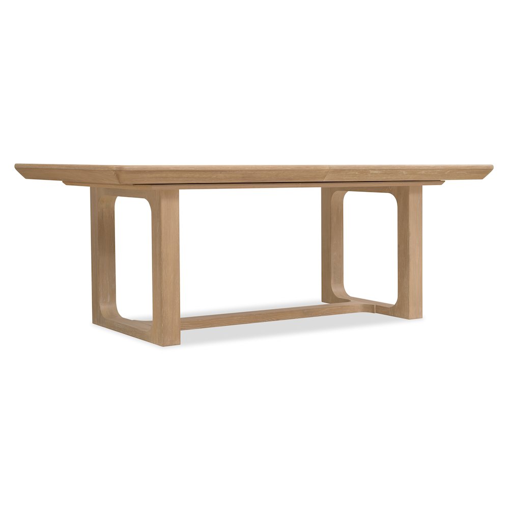 Banyon Bay Rectangle Dining Table w/ Two 20-in Leaves in Natural Wood by Hooker. Picture 1