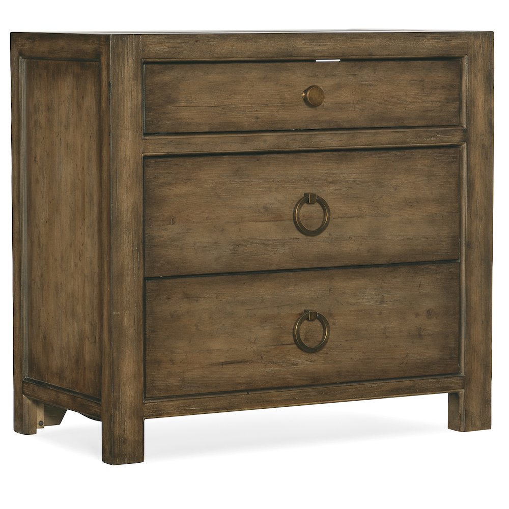 Hooker Furniture Bedroom Sundance Three-Drawer Nightstand. Picture 1