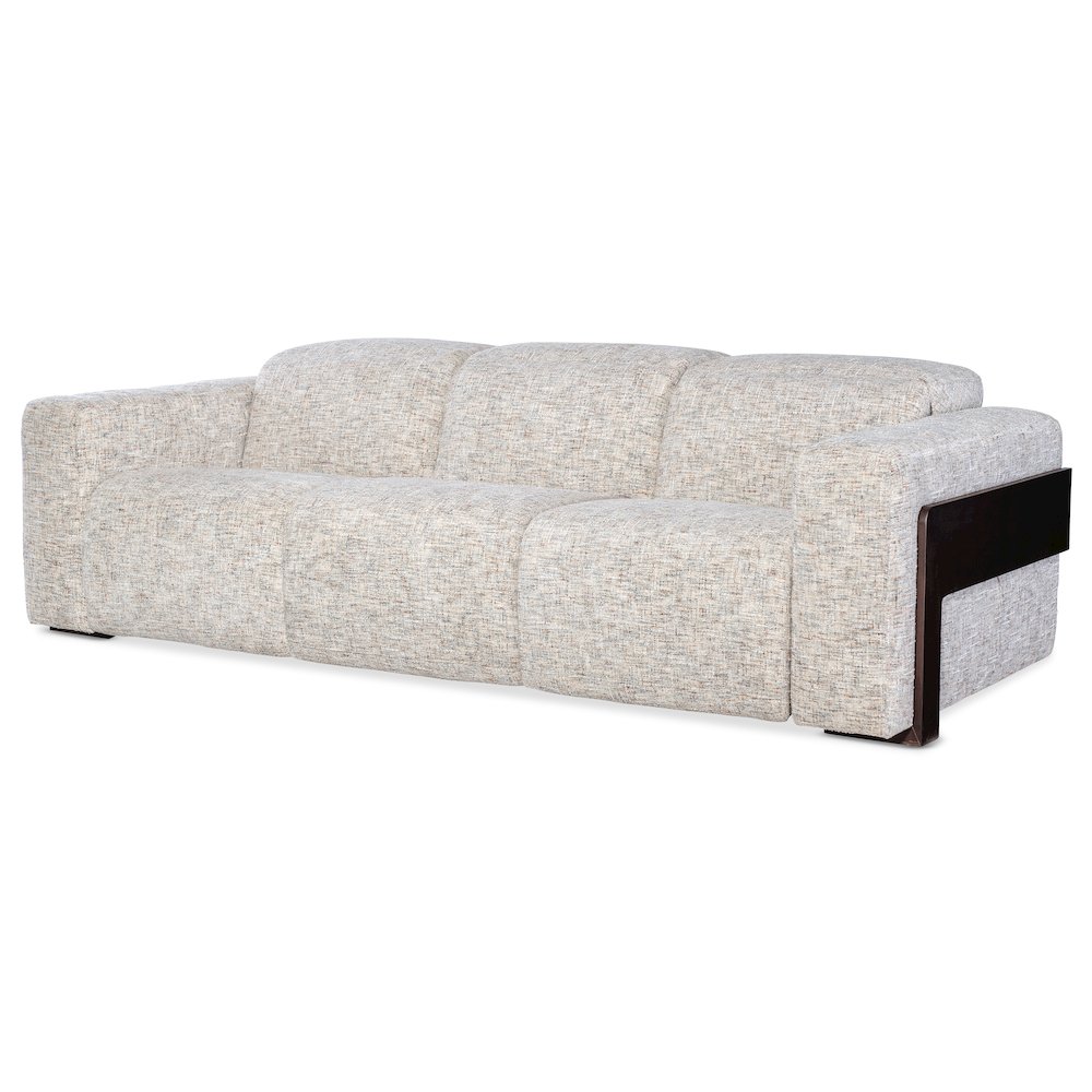 Atlas Power Sofa with Power Headrest with Cream Fabric by Hooker Furnishings. Picture 2