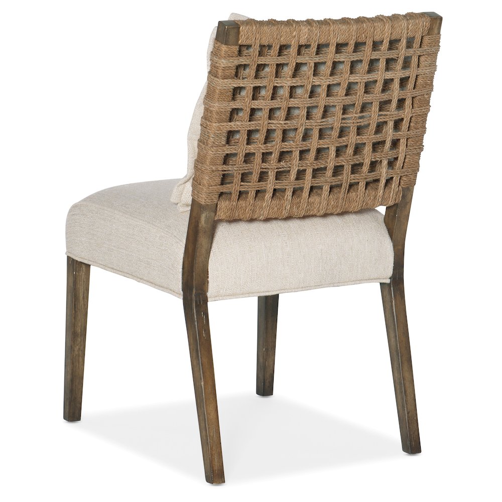 Hooker Furniture Dining Room Sundance Woven Back Side Chair. Picture 2